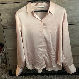 Abercrombie Satin Button Up